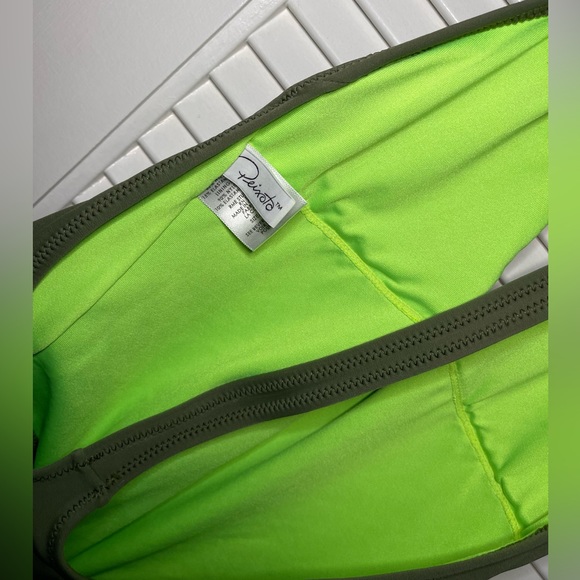 PEIXOTO Flamingo One Piece | Olive Green | Small - Picture 3 of 8